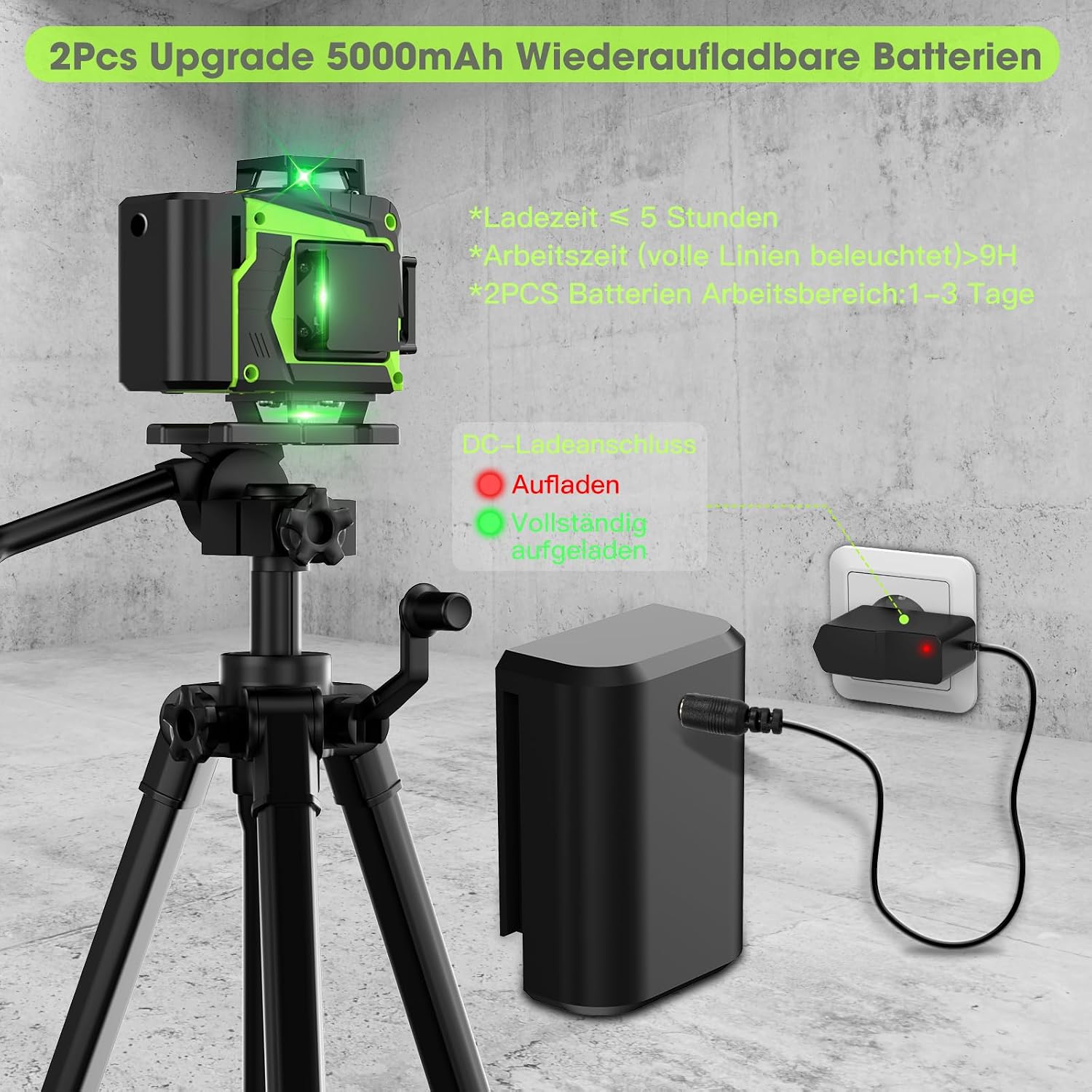 Thumbnail 5 de Pdgrid Kreuzlinienlaser Grün 16 Linien