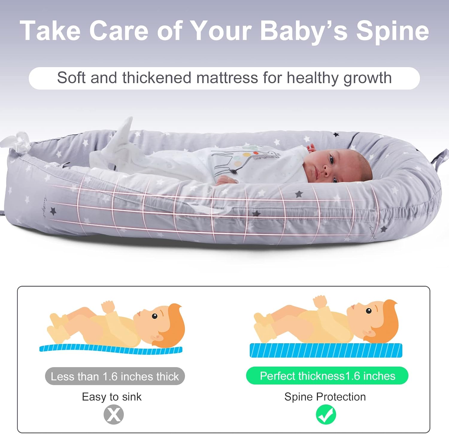 Thumbnail 3 de Baby Nest Pod Baby Lounger 0–12 months