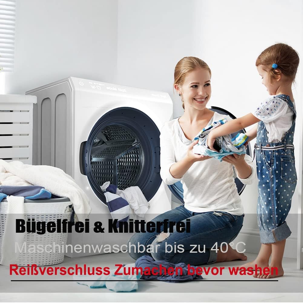 Detalle 2 de Soifox Bettwäsche Grün 135x200, 4-teilig