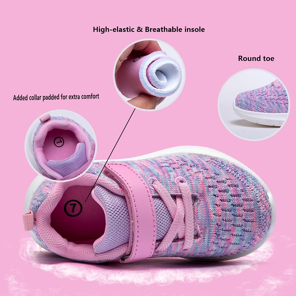 Thumbnail 2 de COODO Toddler & Little Kid Running Sneakers with Breathable Knit