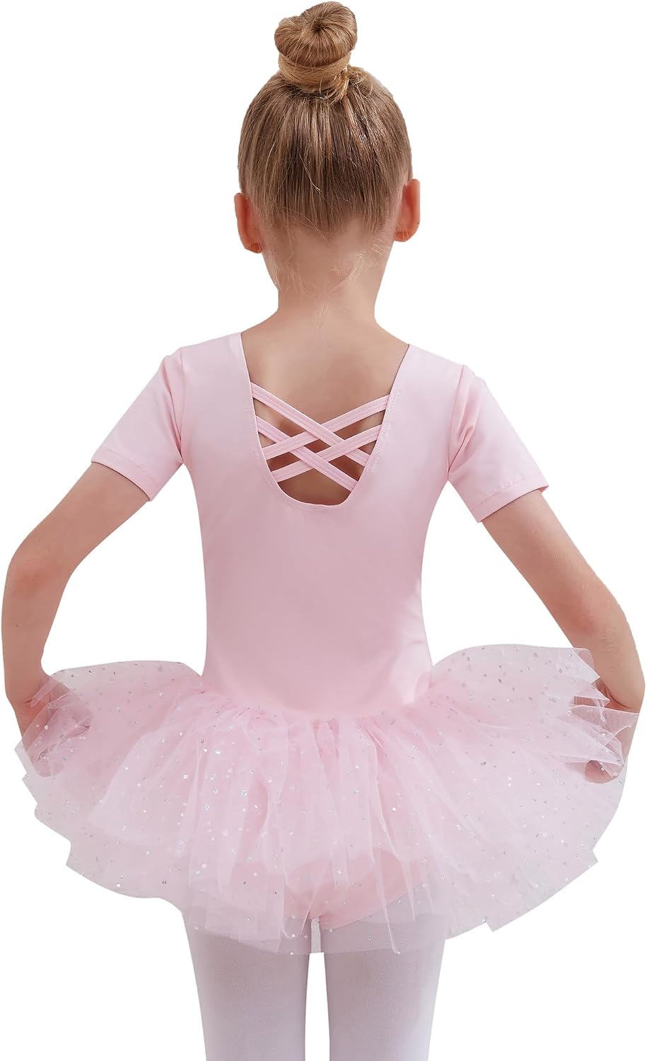 Detalle de Tancefair Ragazze Leotard con tutu scintillante in cotone, 2-11 anni