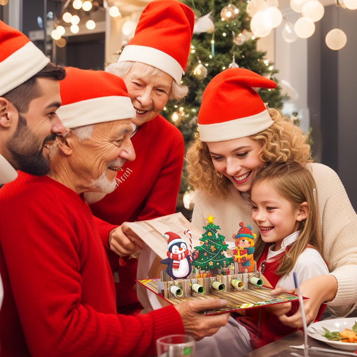 Thumbnail 4 de CNLITIHEKA Weihnachten Pop-Up-Karte 🎄