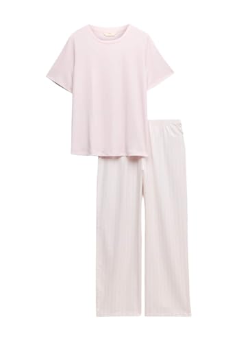 Detalle de Pigiama Regular Fit Rosa Mix M di Marks & Spencer