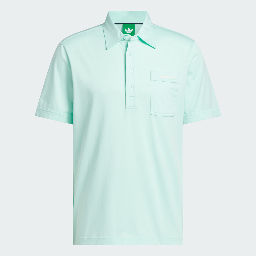 Detalle 2 de Polo Originals Archive Pocket Verde de Adidas