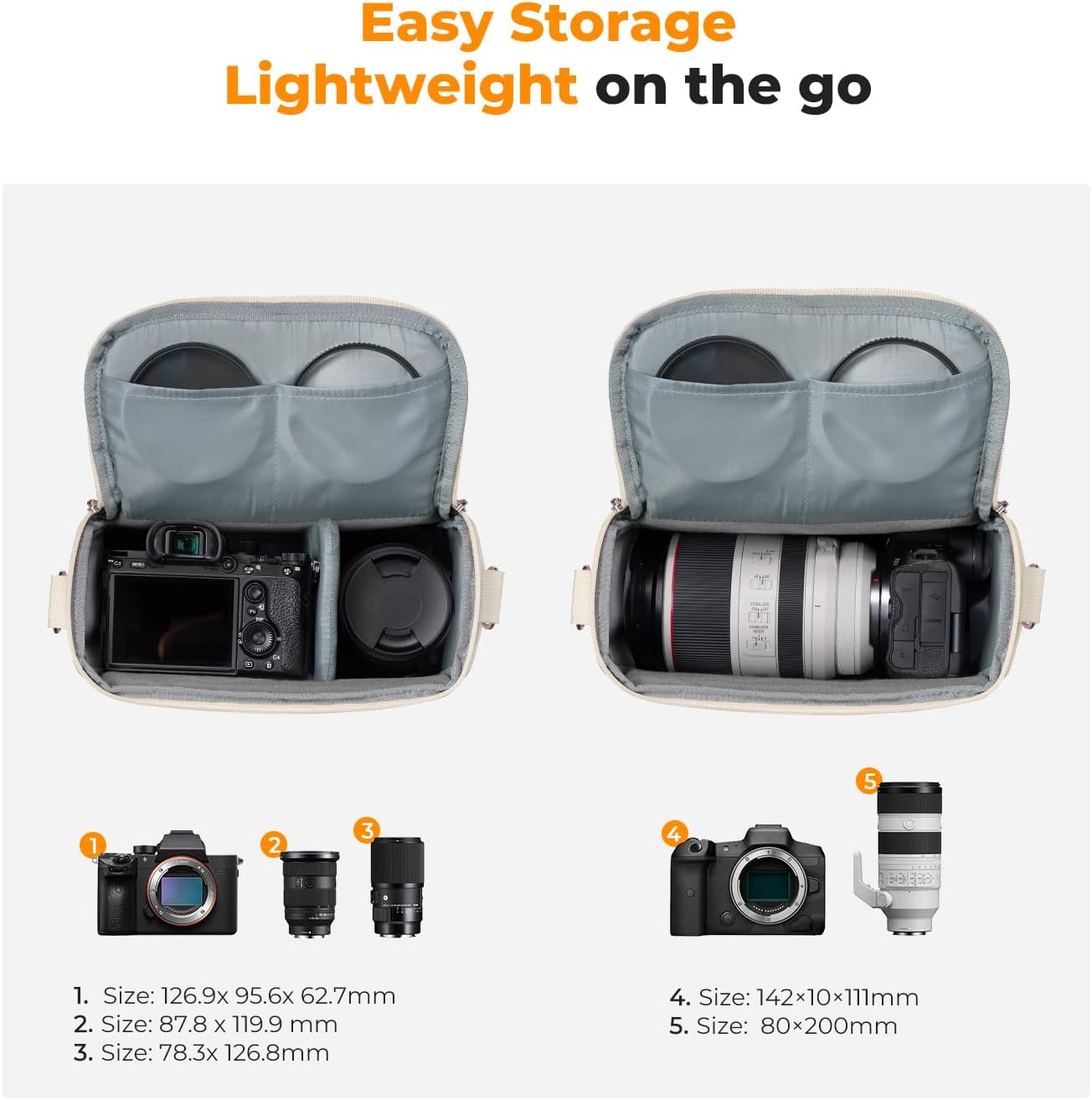 Thumbnail 1 de K&F Concept sling camera bag, 0.48 lb