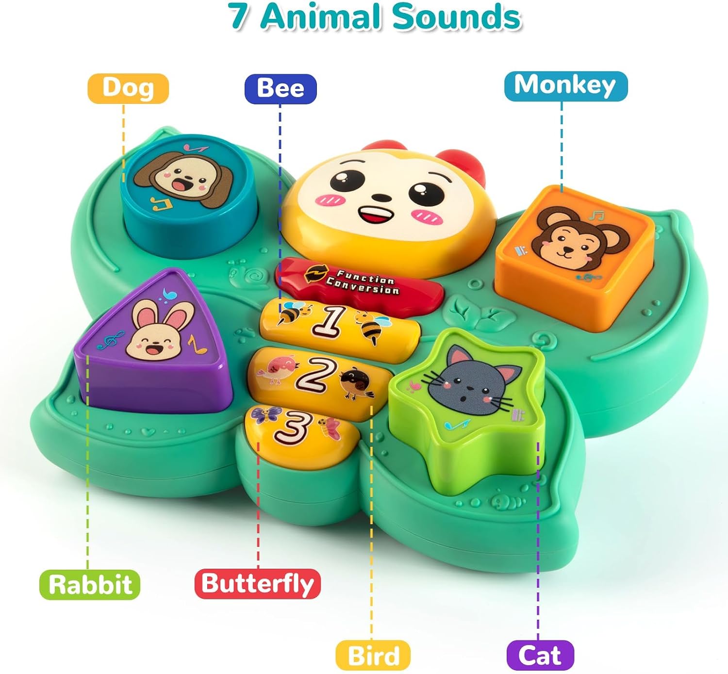 Thumbnail 3 de Felly Musical Toys sensory tummy time toy 6 months