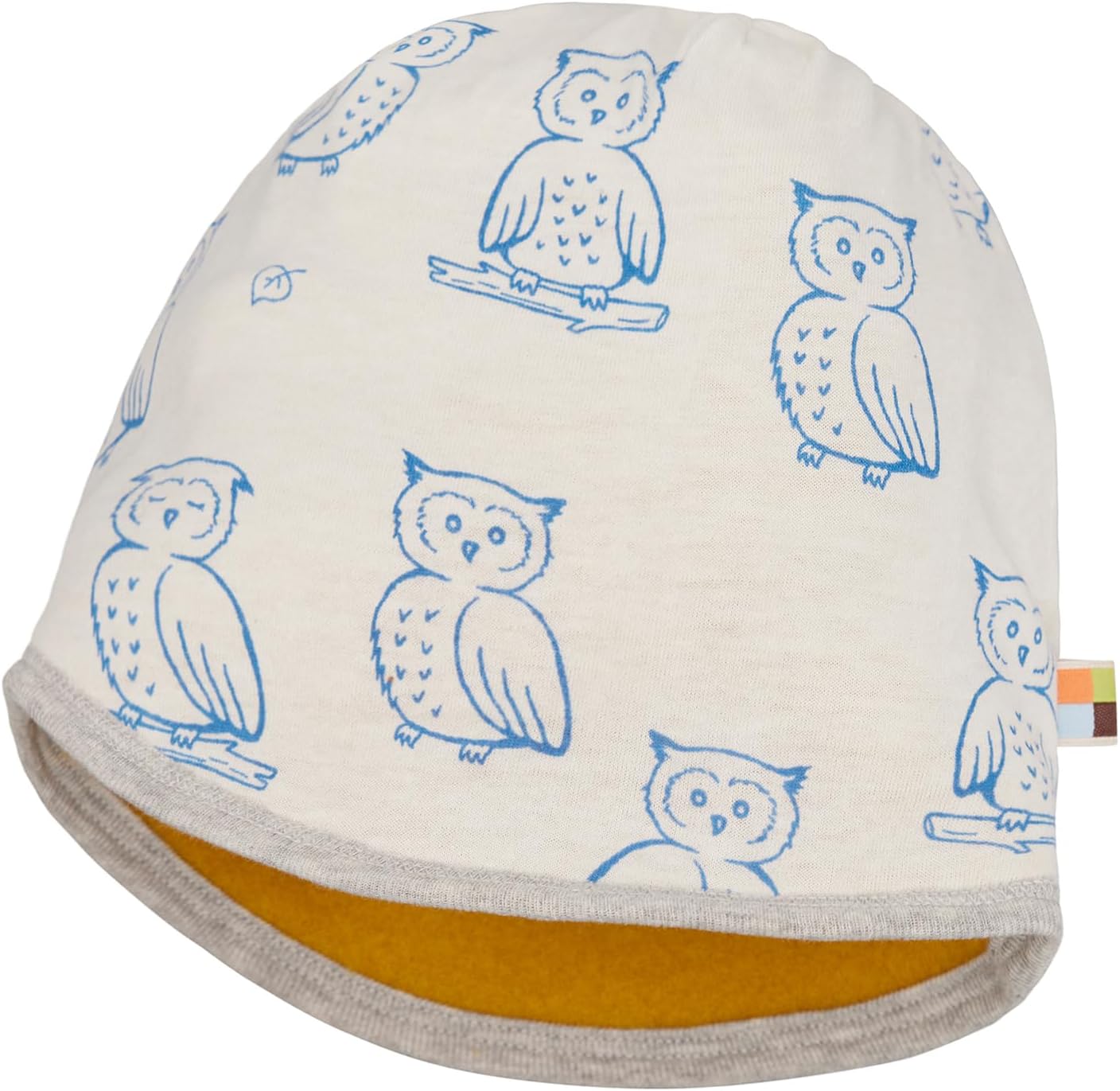 Detalle de Loud + Proud Unisex Kinder Wollfleece Mütze – GOTS zertifiziert