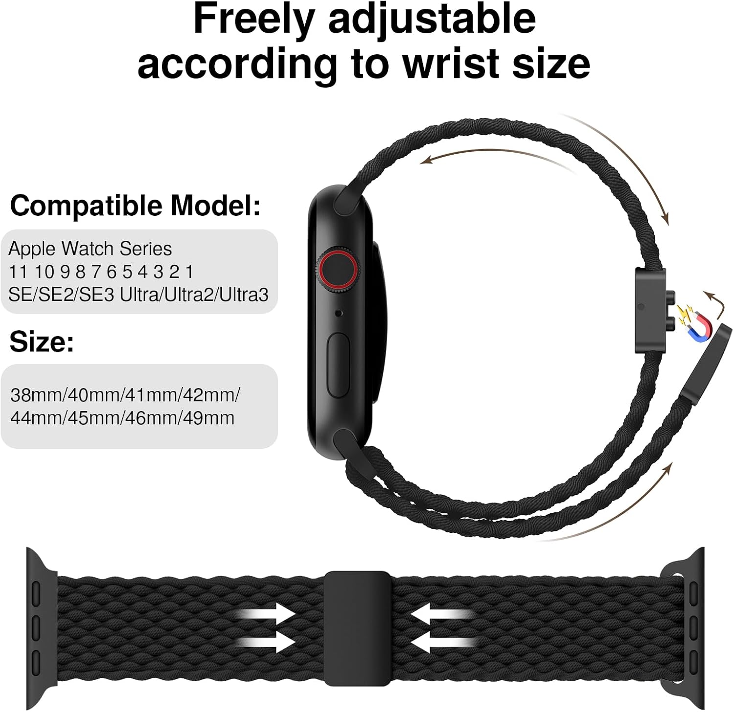 Detalle 2 de Apple Watch Braided Strap 49mm