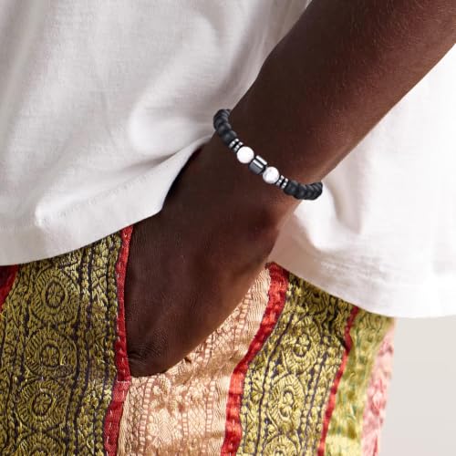 Thumbnail 4 de RANKEEF Bracelets œil de tigre pour hommes – ensemble 8 mm, pierres naturelles