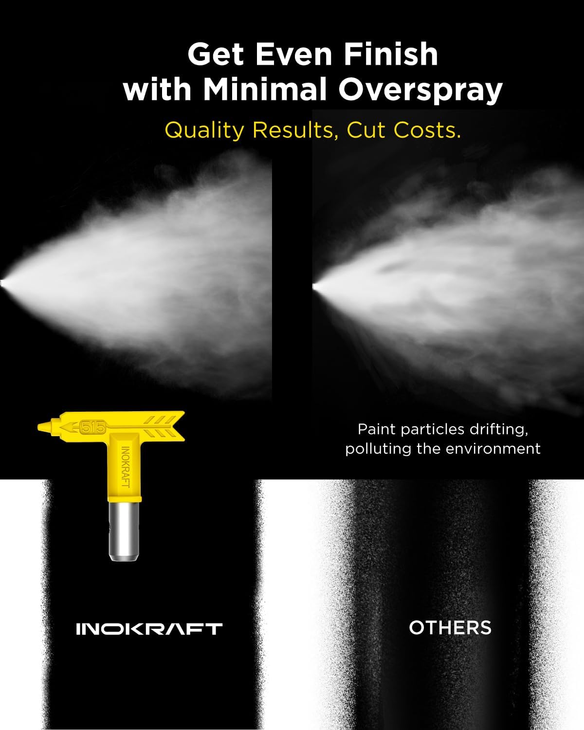 Detalle de InoKraft MaXpray M3 Cart Airless Paint Sprayer, 3300 PSI, 0.33 GPM