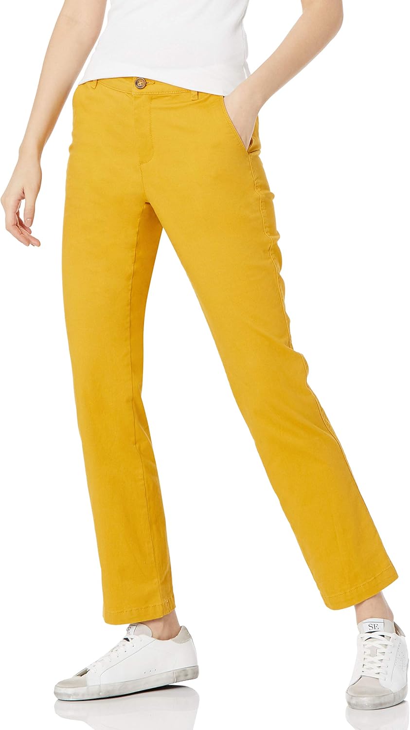 Thumbnail 6 de Amazon Essentials Donna Pantaloni Chino Aderenti Elasticizzati con Taglio Dritto