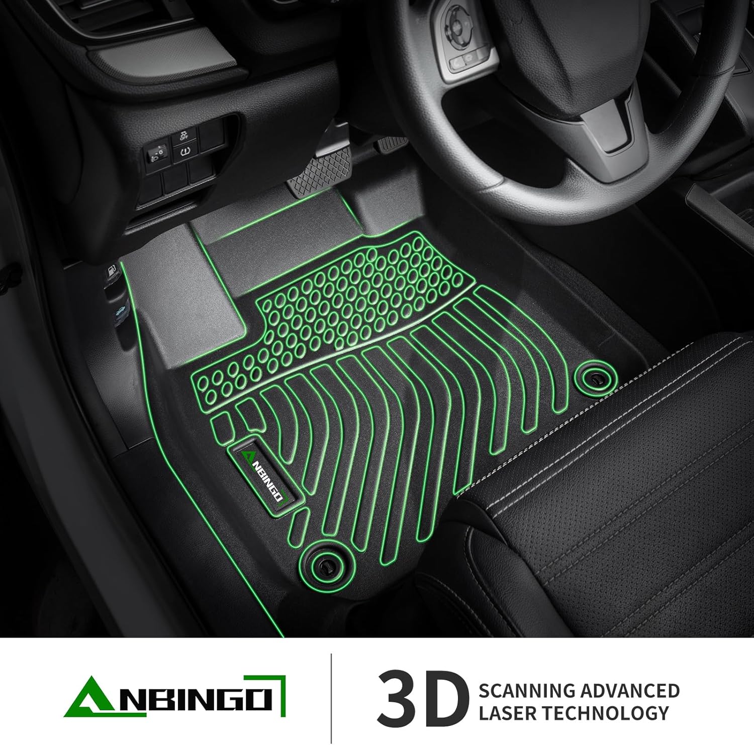 Detalle de ANBINGO Floor Mats for Ford Escape Hybrid 2020-2025
