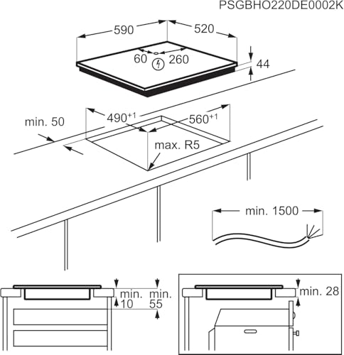 Thumbnail 9 de AEG induction hob 60 cm