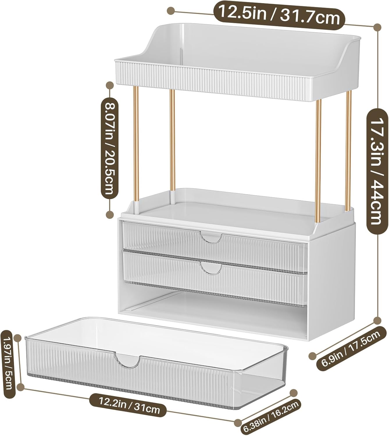 Thumbnail 5 de caktraie 5-Tier Makeup Organizer