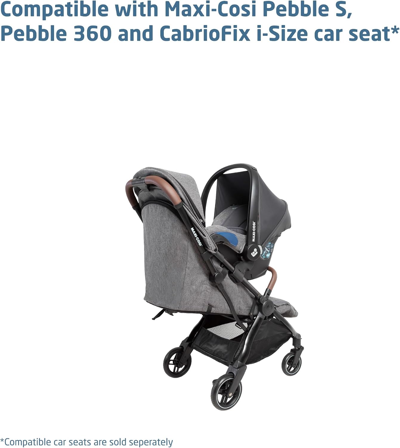 Thumbnail 5 de Maxi-Cosi Eva3 Baby Stroller: Lightweight, One-Hand Fold, 0–22 kg, 0–4 Years