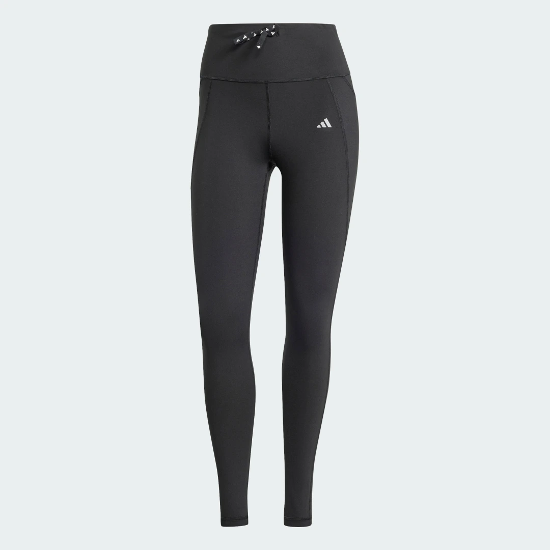 Detalle de adidas Mallas Running Essentials negras para running y entrenamientos