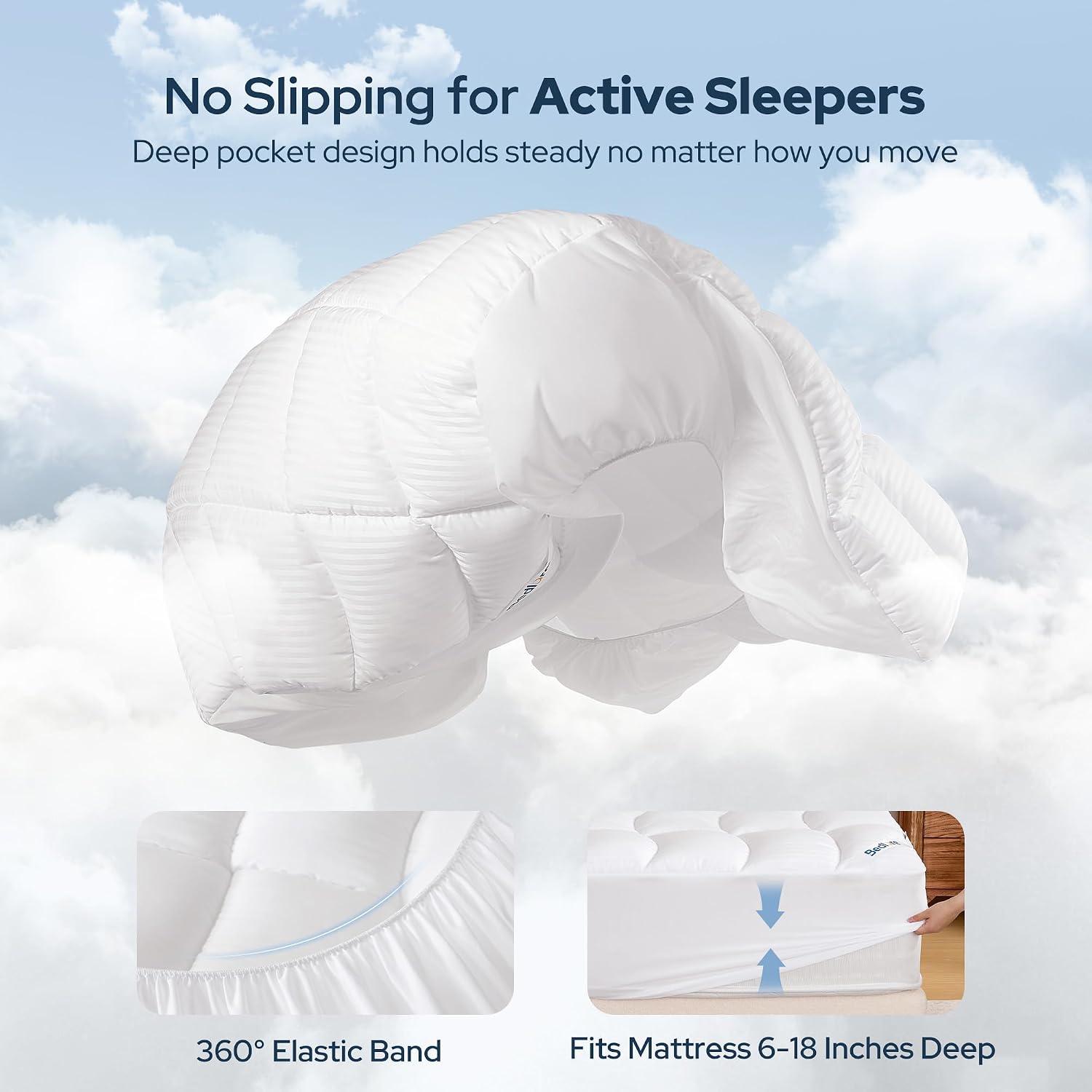 Thumbnail 6 de Bedlore Mattress Topper 800 GSM