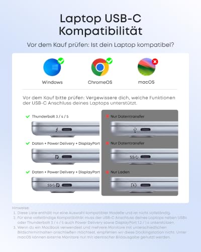 Thumbnail 6 de Anker 565 USB-C Hub (11‑in‑1): Docking-Station mit 4K HDMI & DP, 100W PD, schnellem USB-C/USB-A