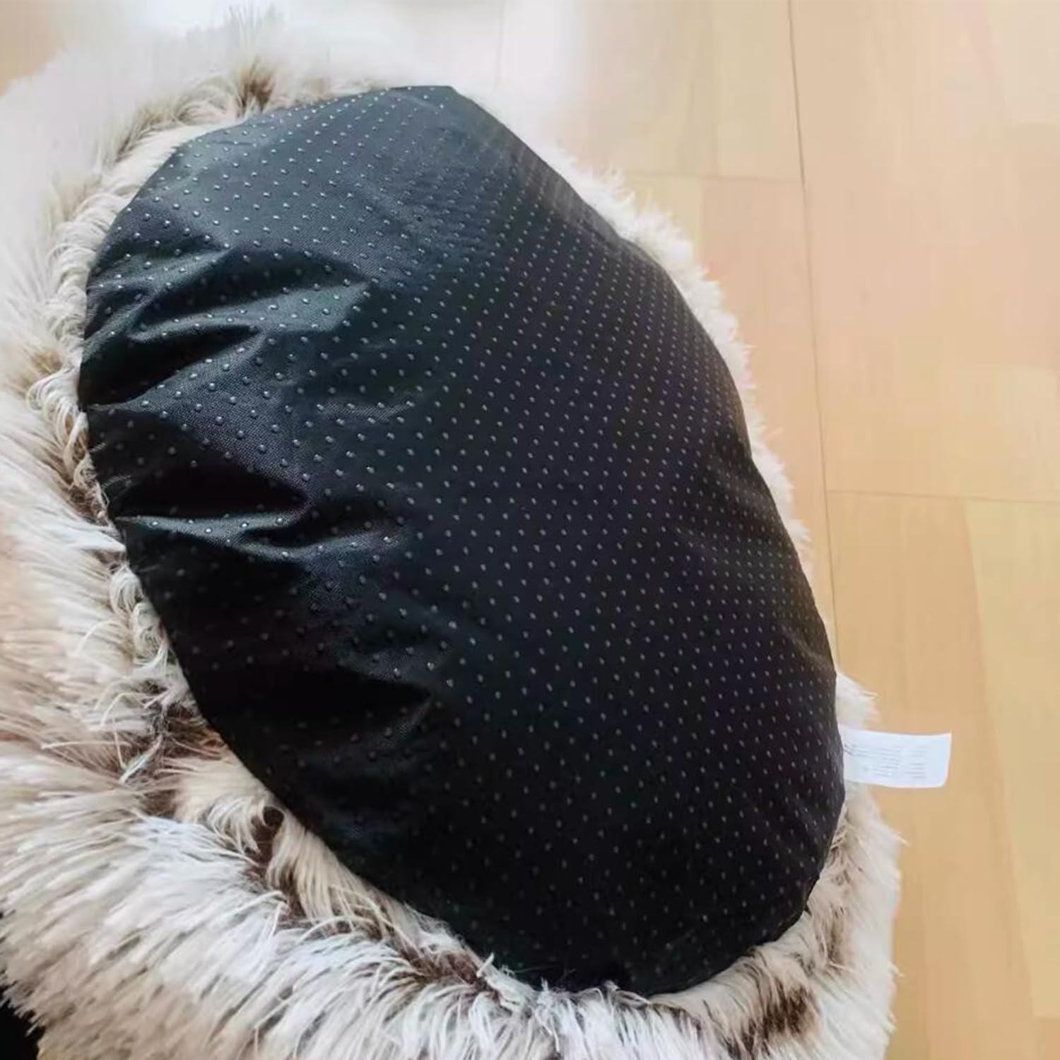 Thumbnail 6 de SHJOEE pluche katten- en hondenmand 65 cm met antislipbodem, koffiekleur