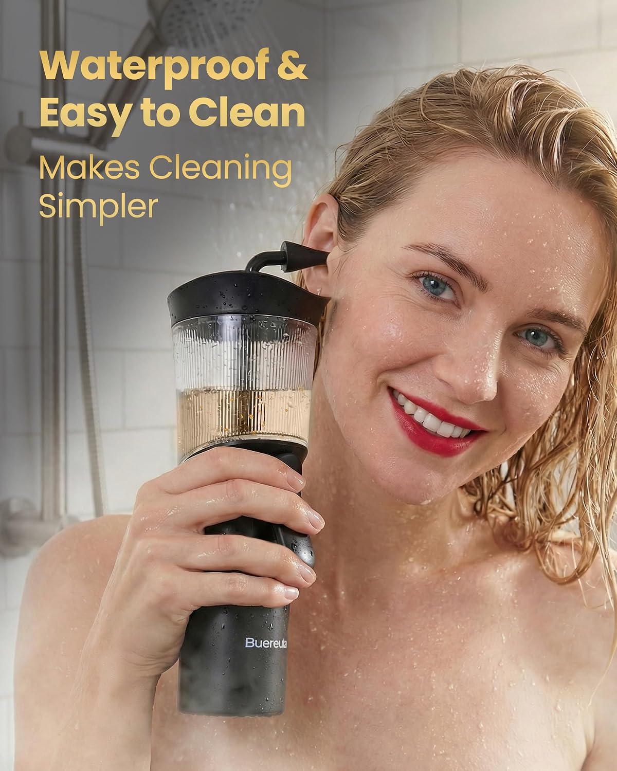 Detalle 2 de Ohrenschmalz Entferner Set – Manueller Ohrreiniger mit integriertem Abwassertank, Weiche Silikondüse, für äußere Ohrhygiene zu Hause