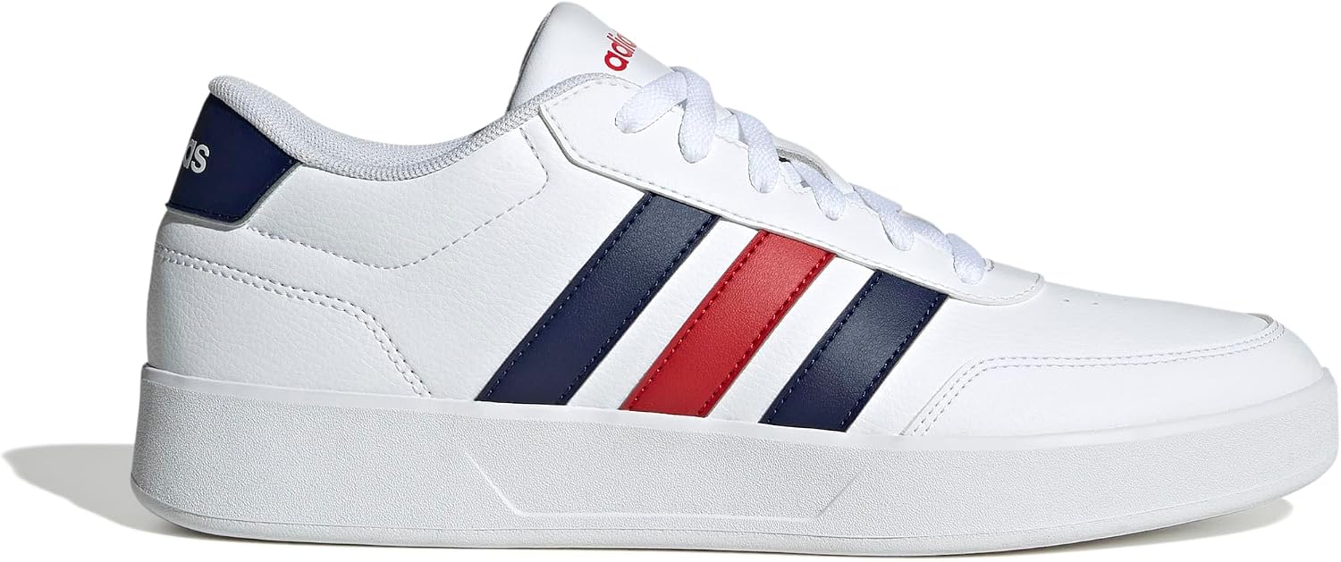 Detalle de adidas Herren BREAKNET 3.0 Schuhe – klassischer Schnitt mit Schnürung und Gummisohle
