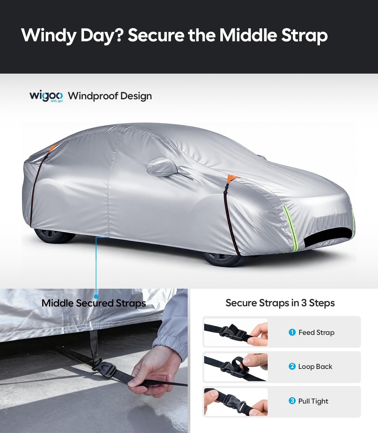 Thumbnail 6 de Wigoo Tesla Model Y Car Cover 2020-2026