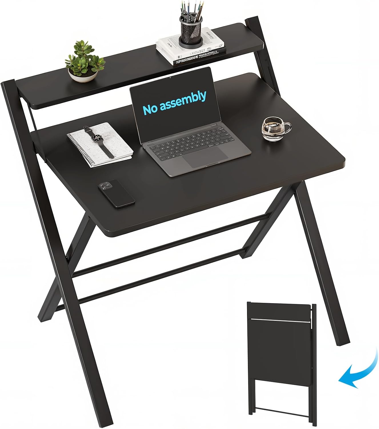 Detalle de GreenForest Foldable Desk 70 x 63 cm