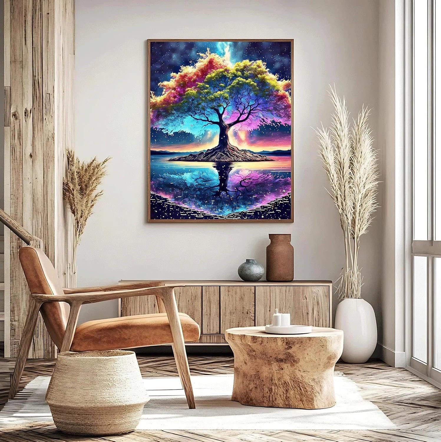 Thumbnail 6 de JATOK 3 Packs Paint by Numbers for Adults – 16x20in/40x50cm, Rolled Canvas, Landscape