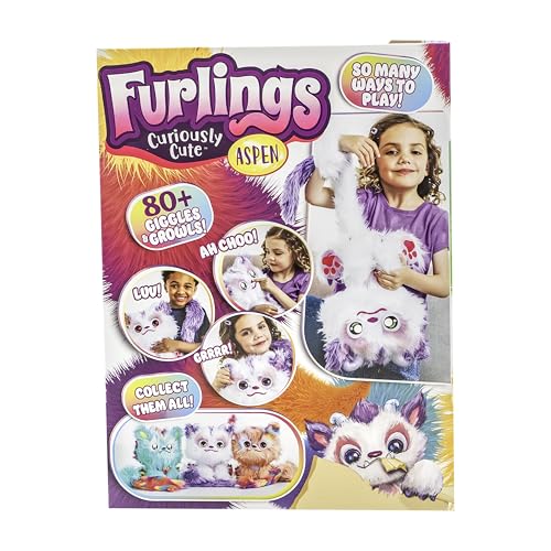 Thumbnail 7 de Furlings Mascota Interactiva Aspen, peluche yeti 80 reacciones
