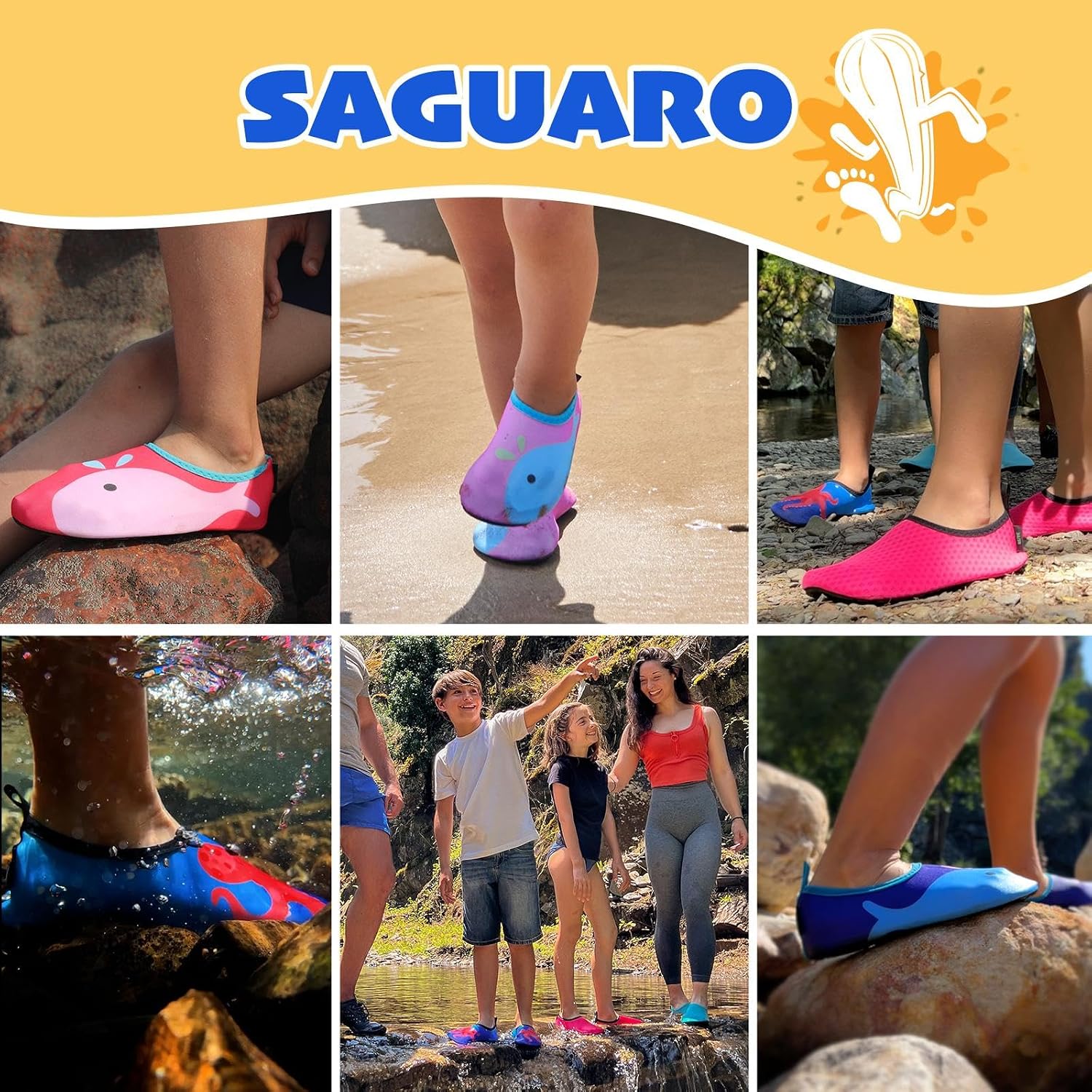 Detalle 2 de SAGUARO Chaussettes Aquatiques Enfants