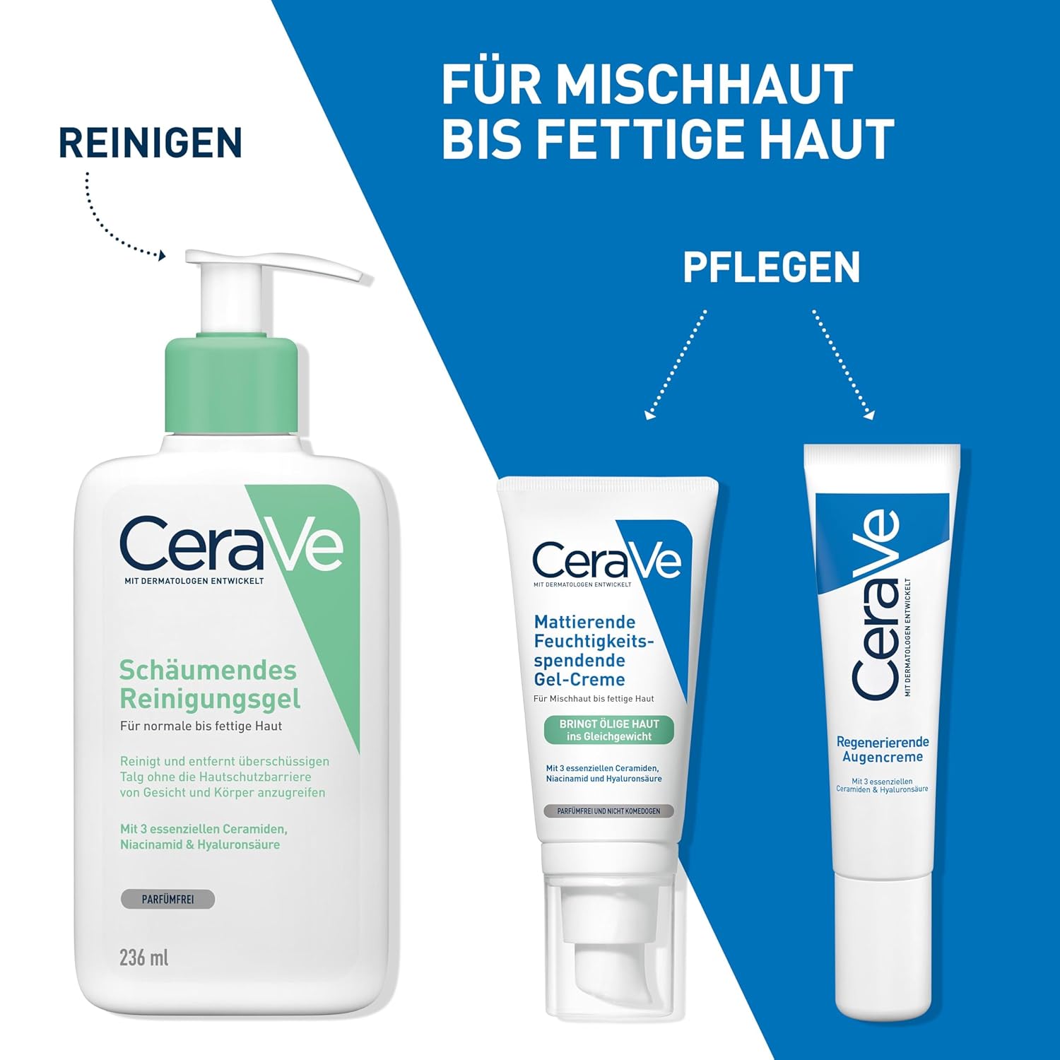 Thumbnail 6 de CeraVe Mattierende Feuchtigkeitsspendende Gel-Creme – eine pflegende Lösung für Mischhaut und fettige Haut (52 ml)