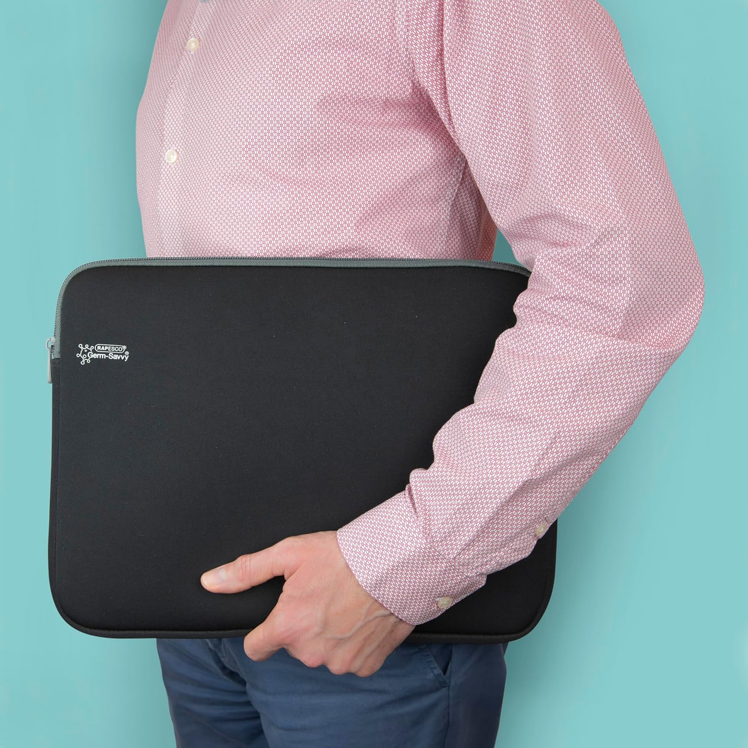 Thumbnail 2 de Rapesco 1693 Custodia per Portatile da 14" con Protezione antibatterica Germ-Savvy