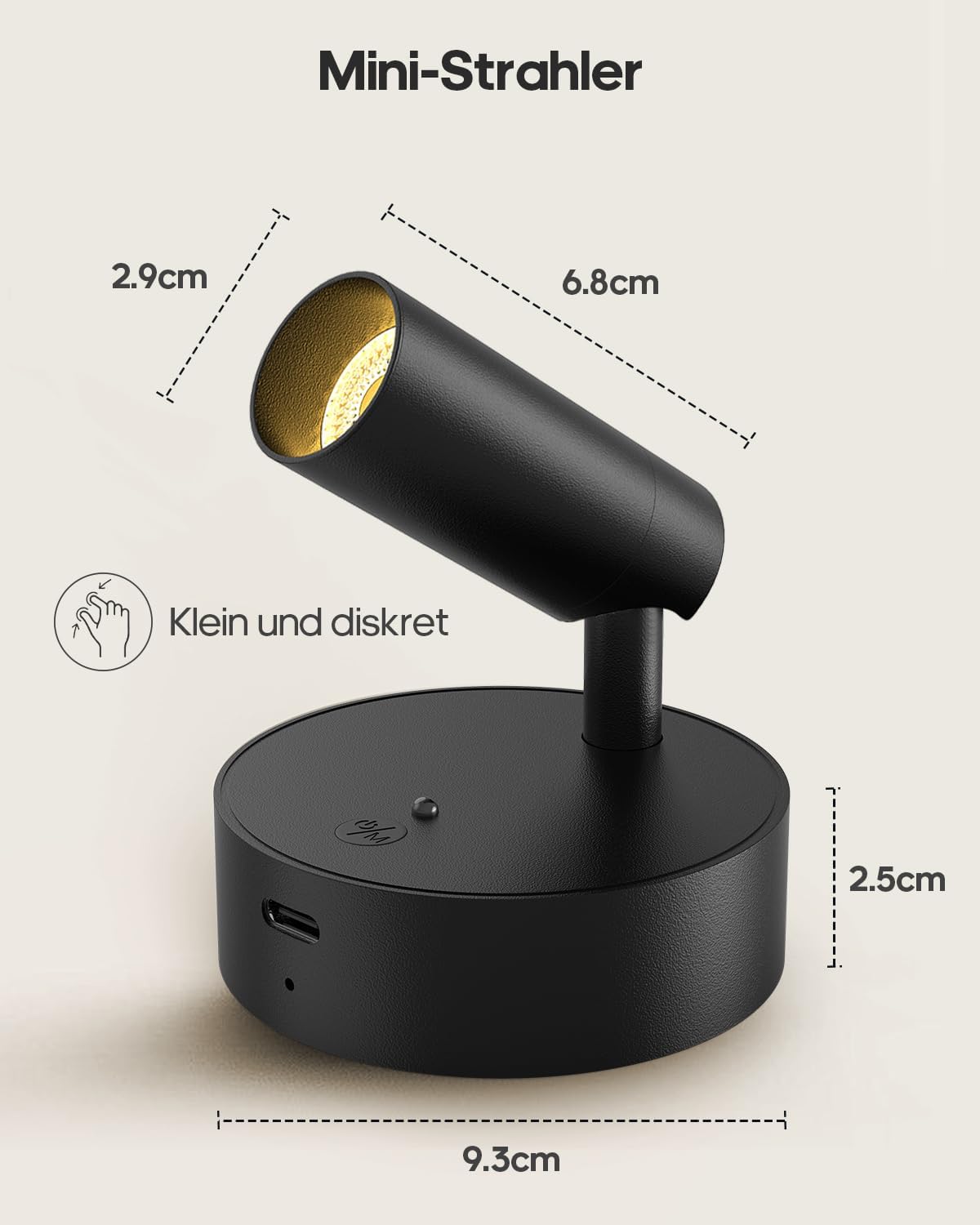 Thumbnail 5 de Kabellose Spotlight Wandstrahler 3000mAh