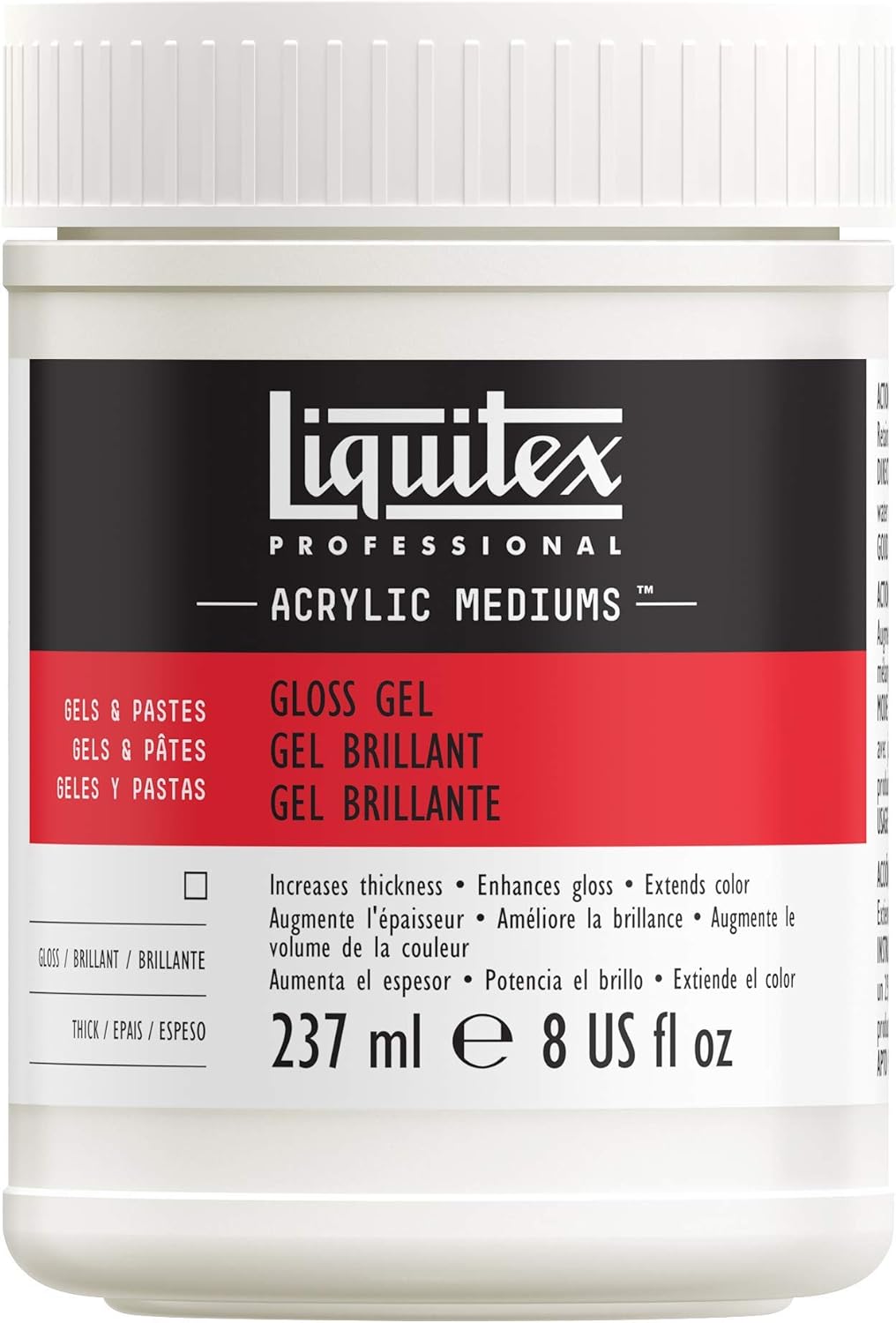 Detalle de Liquitex Additif - Médium Mat Flacon 237 ml (Lot de 1)