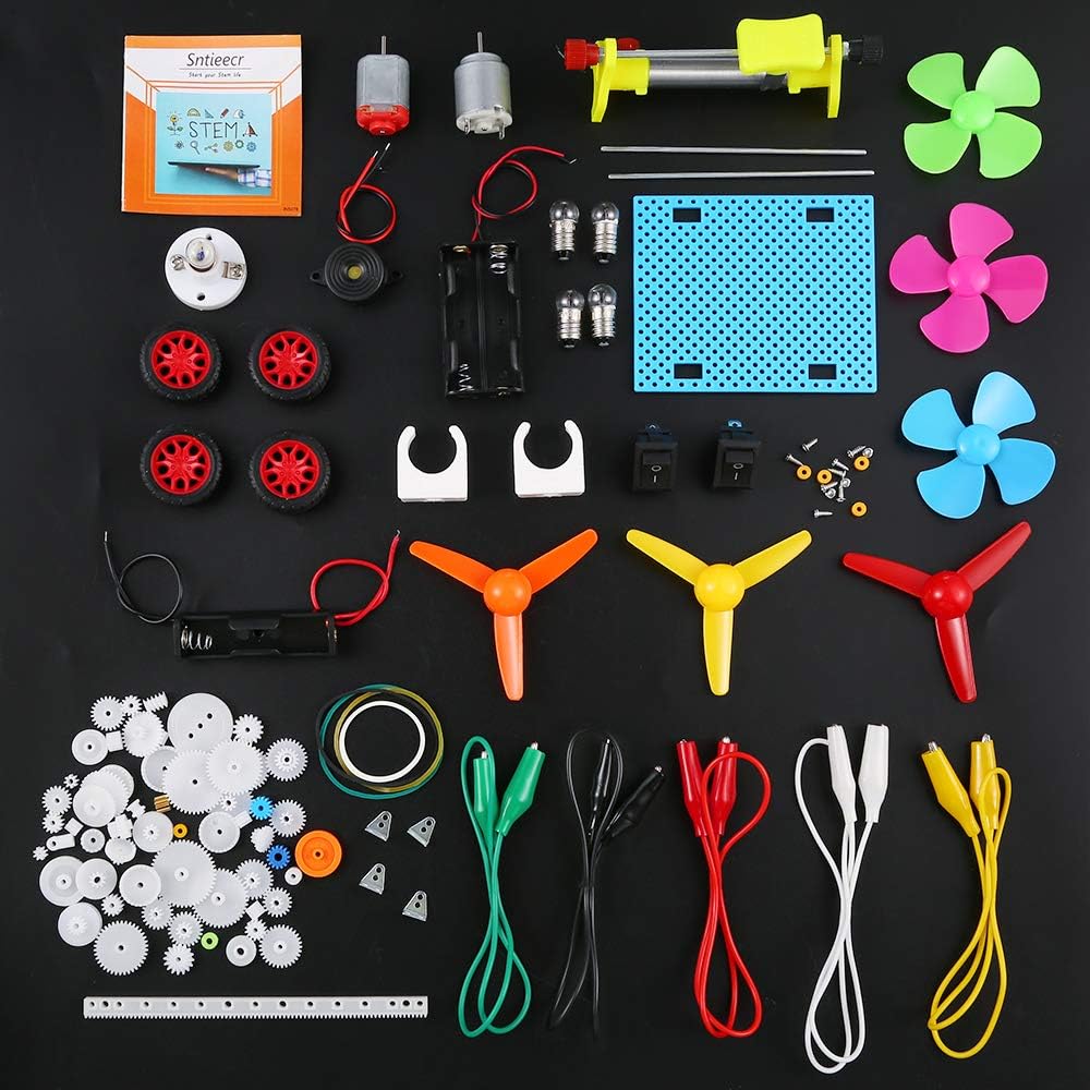 Thumbnail 1 de Sntieecr Electric Circuit Learning Kit (Car Model Assemble) – STEM DIY physics experiment set for 14+