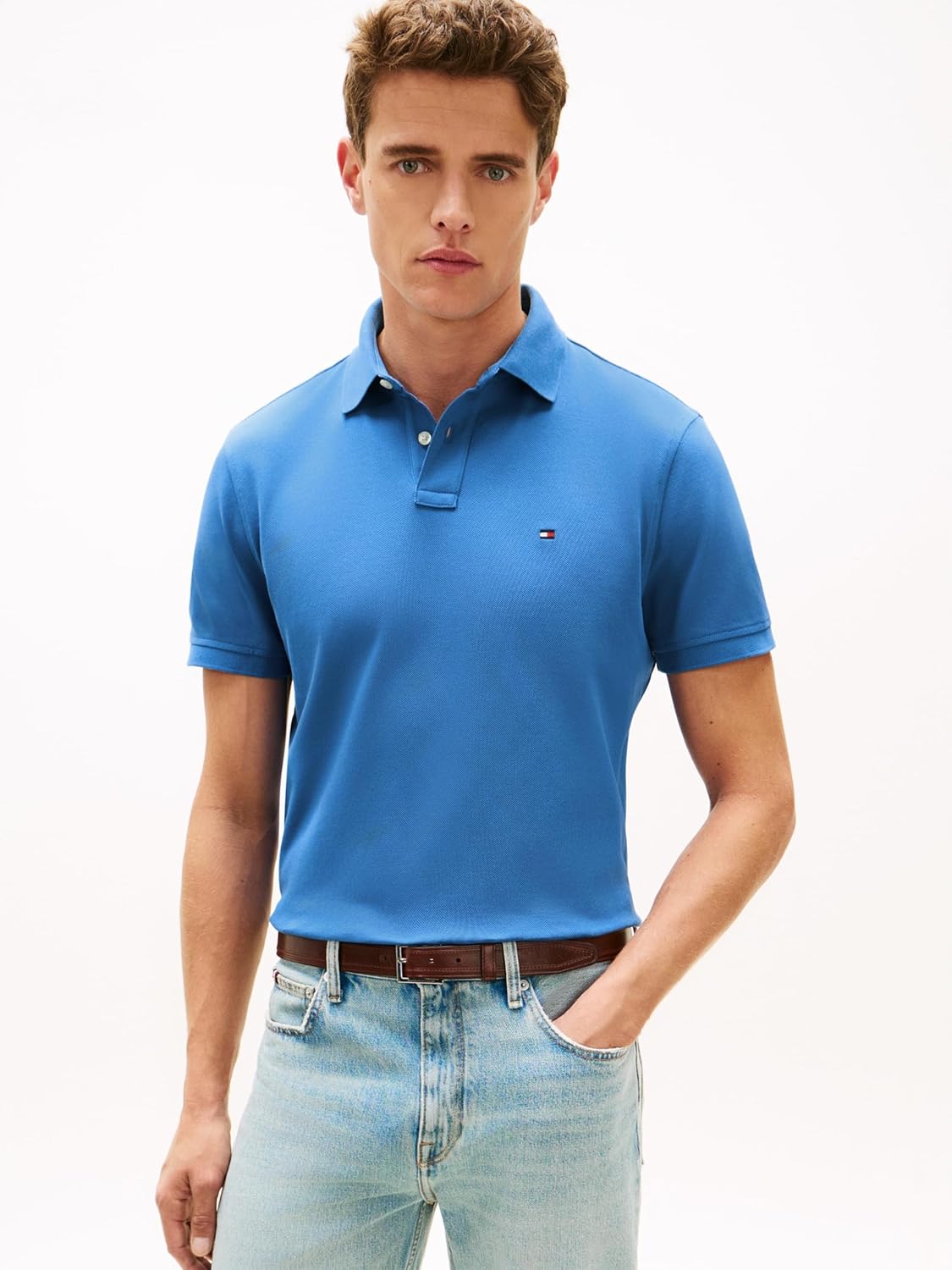 Detalle de Tommy Hilfiger Polo manches courtes homme 1985 Regular Fit
