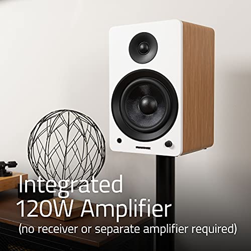 Thumbnail 1 de Fluance Ai61 altavoces estéreo de estantería 2.0 con amplificador de 120 W y Bluetooth 5 (bambú de la suerte)