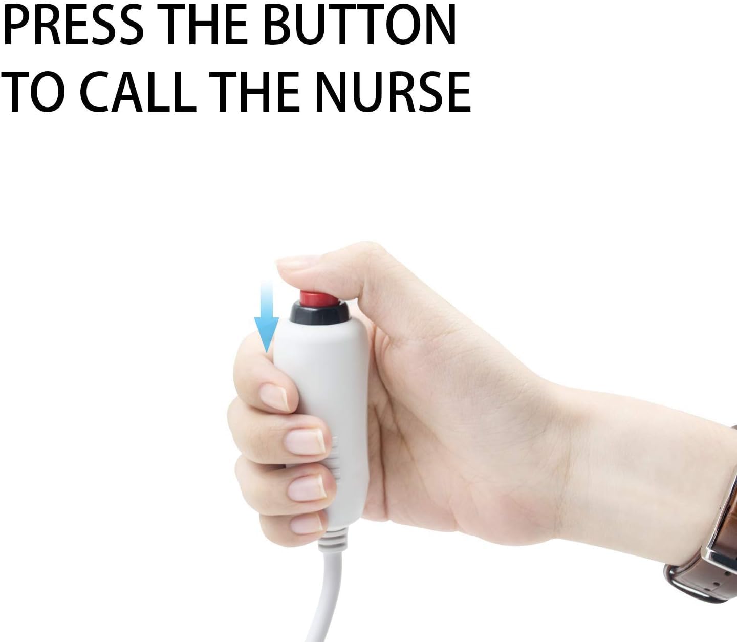 Thumbnail 2 de Maxhood Nurse Call Cord with Push Button, USB 2.0 3m (9.8ft) Emergency Call Cord