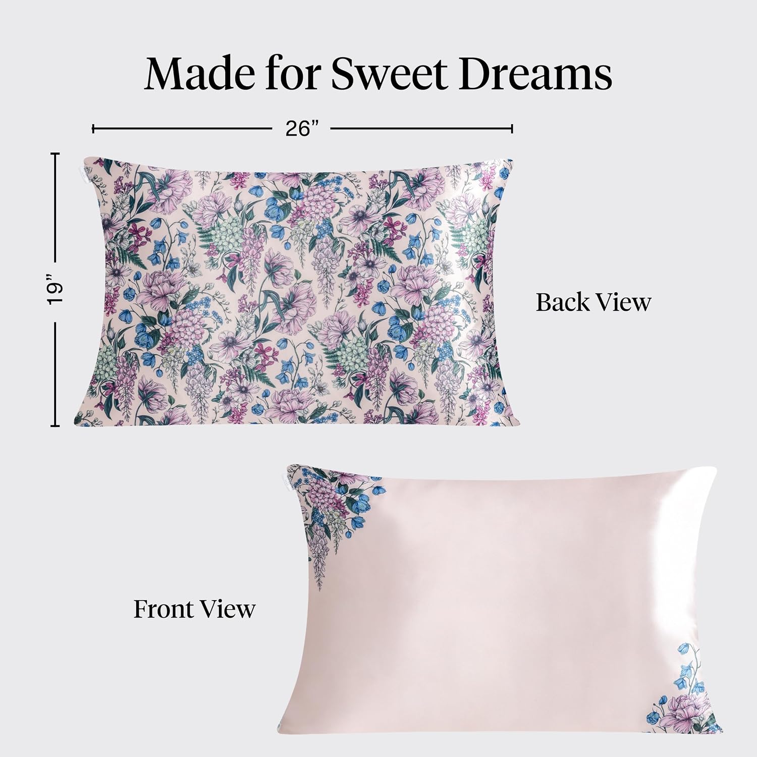 Thumbnail 3 de Bridgerton x Kitsch Satin Pillowcase 19x26