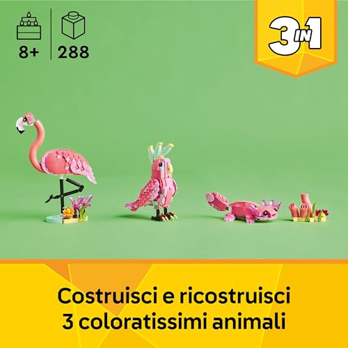 Thumbnail 1 de LEGO Creator 3in1 Wild Animals: Fenicottero Rosa (31170) – 3 modelli in uno, regalo creativo per bambini dai 8 anni