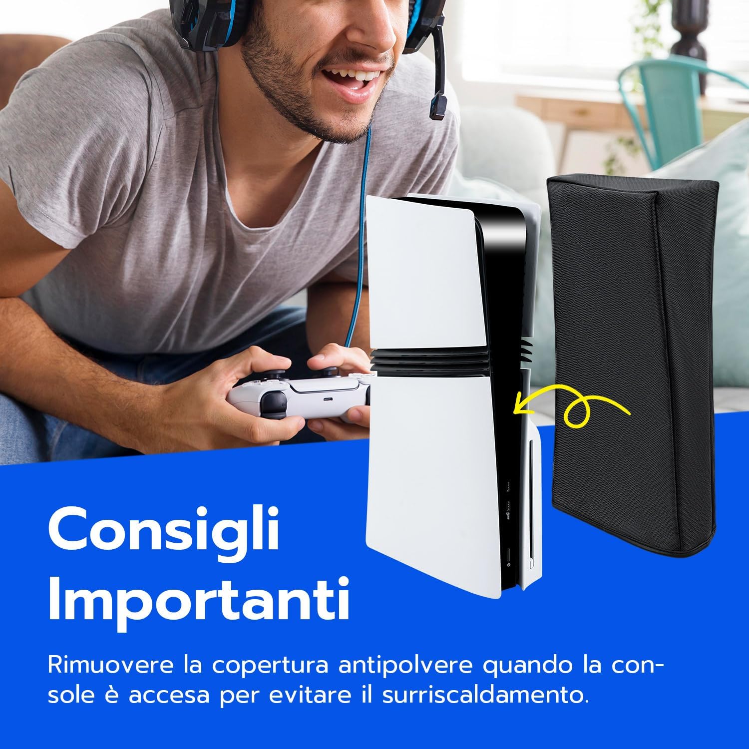 Thumbnail 6 de Wigearss Copertura Antipolvere Protettivo per PS5 Pro