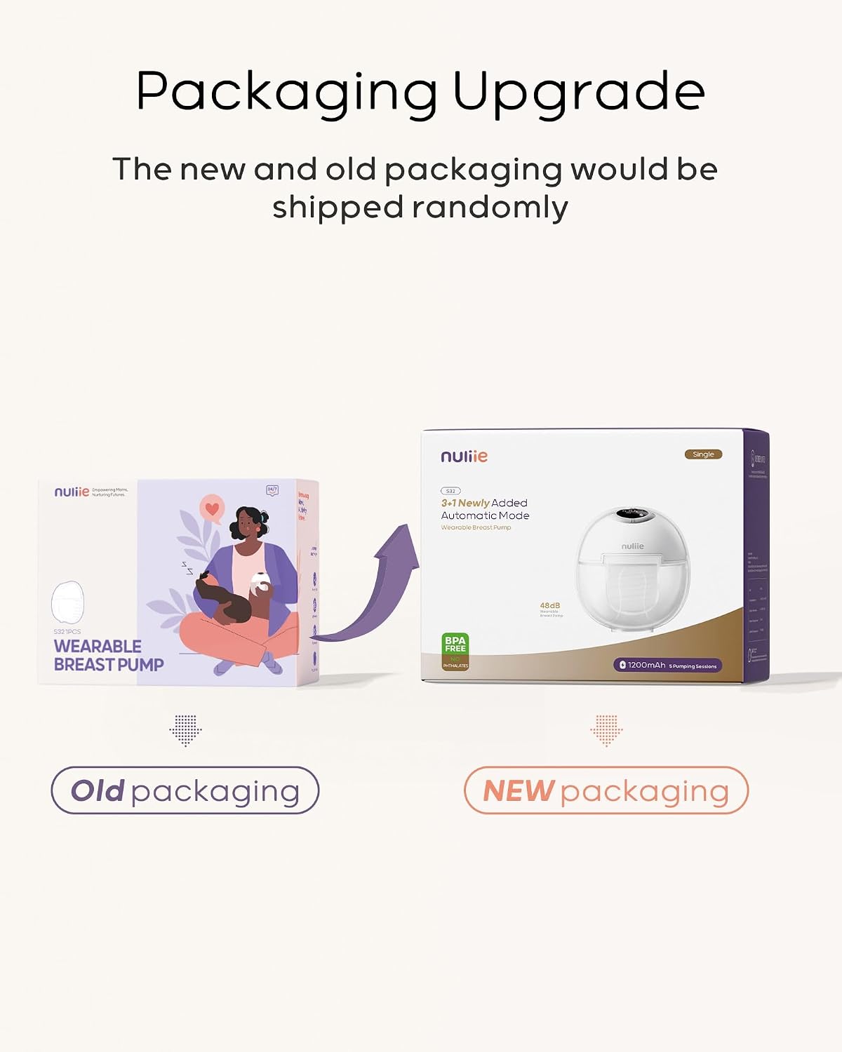Detalle de Nuliie S32 Hands-Free Wearable Breast Pump