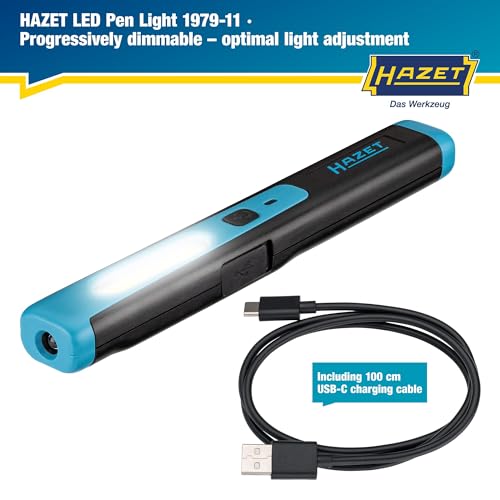 Detalle de Hazet LED penlight 1979-11 I: linterna de taller pequeña, potente y versátil