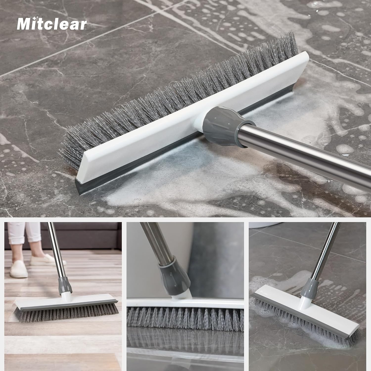 Thumbnail 5 de Mitclear Floor Scrubbing Brush with Squeegee