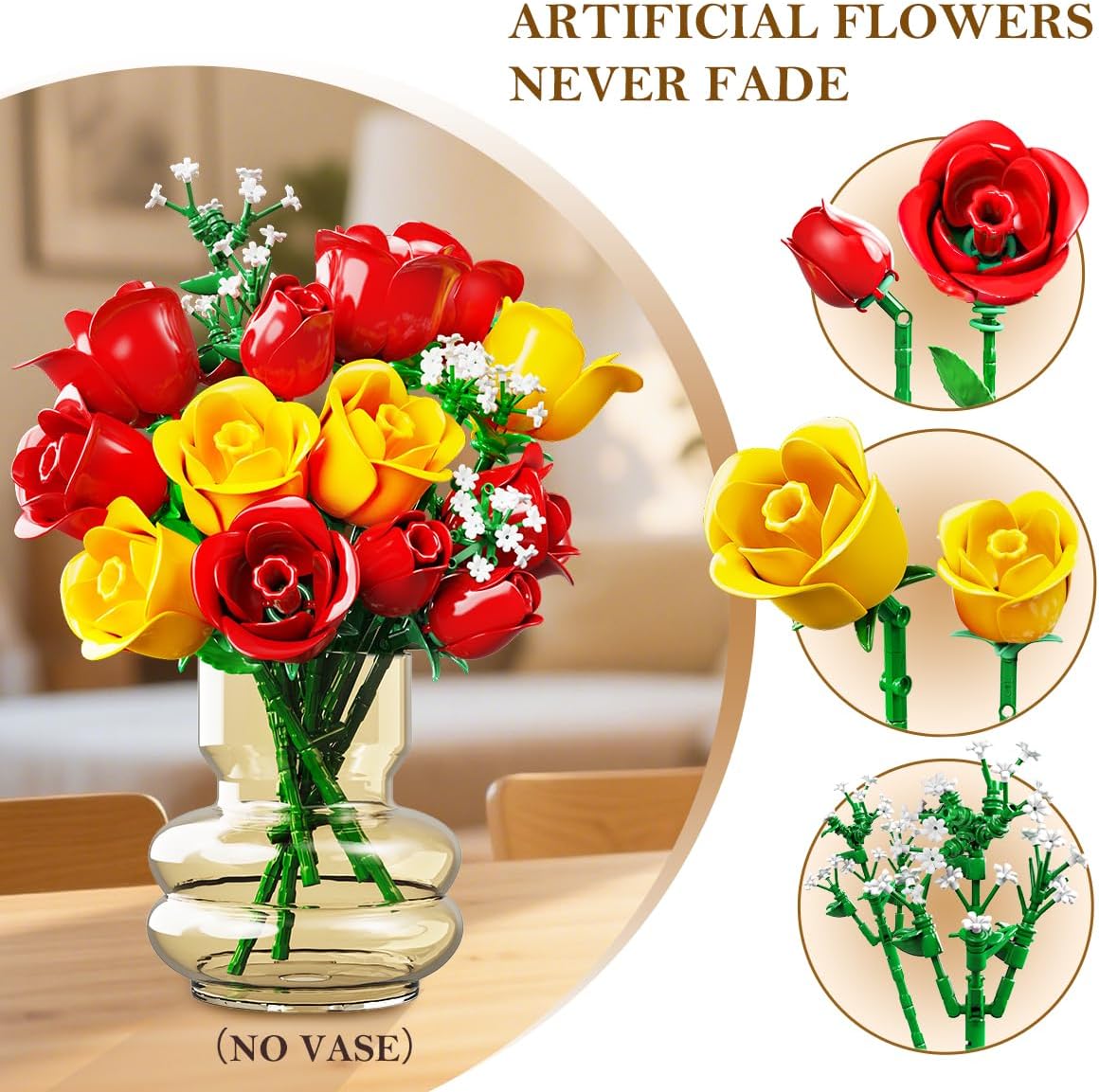 Thumbnail 3 de HOGOKIDS Bouquet de fleurs 16 tiges 🌹