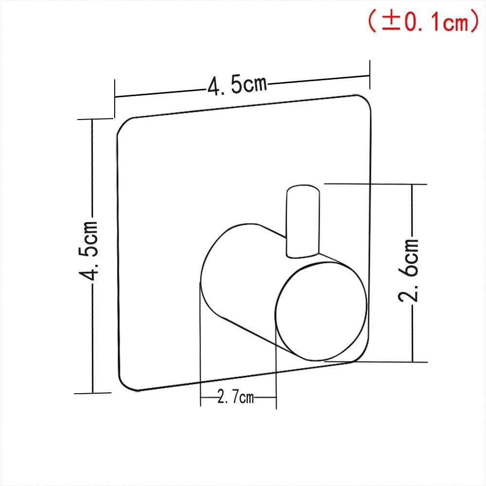 Thumbnail 5 de ZUNTO Ganci Adesivi 4 pezzi 🪝