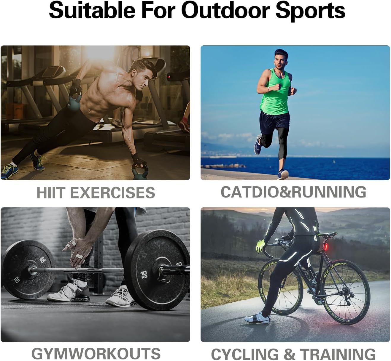 Thumbnail 5 de Roadbox 1, 2 or 3 Pack Compression Shorts for Men – High-Performance Base Layer for Running, Gym and More