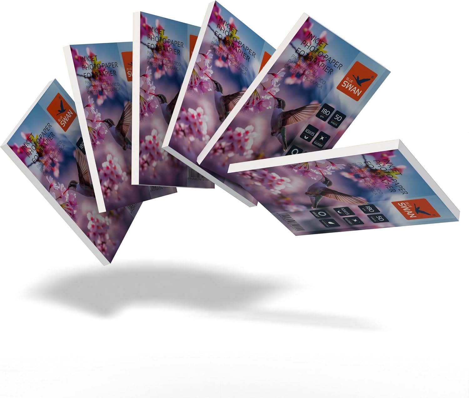 Thumbnail 2 de BLUE SWAN glansigt fotopapper 10 × 15 cm, 180 g/m², 300 ark