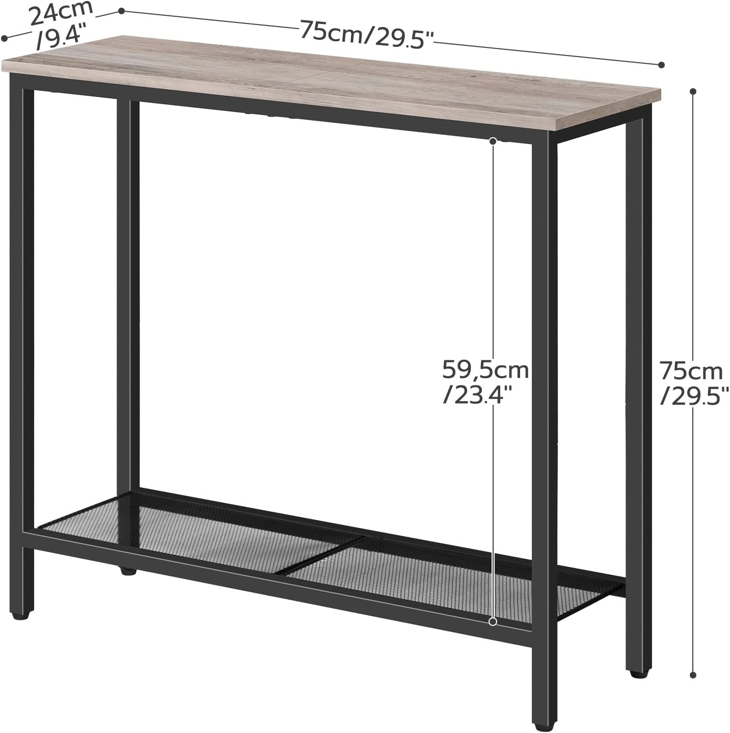 Thumbnail 2 de HOOBRO Mesa de Entrada 75cm, Estante Estrecho para Sala 🏡
