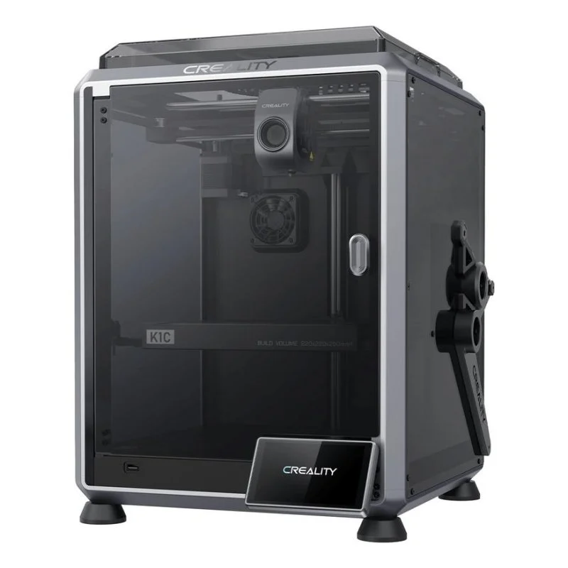 Detalle de Creality K1C: Impresora 3D cerrada de 22x22x25 cm con wifi y purificador de aire